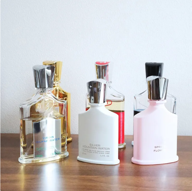 10A Designer perfume creedcologne Top Men Perfume 100Ml Woman 75Ml Fragrance De Parfum Long Lasting Smell Design Band EAU Unisex Parfums Cologne 3.3Oz