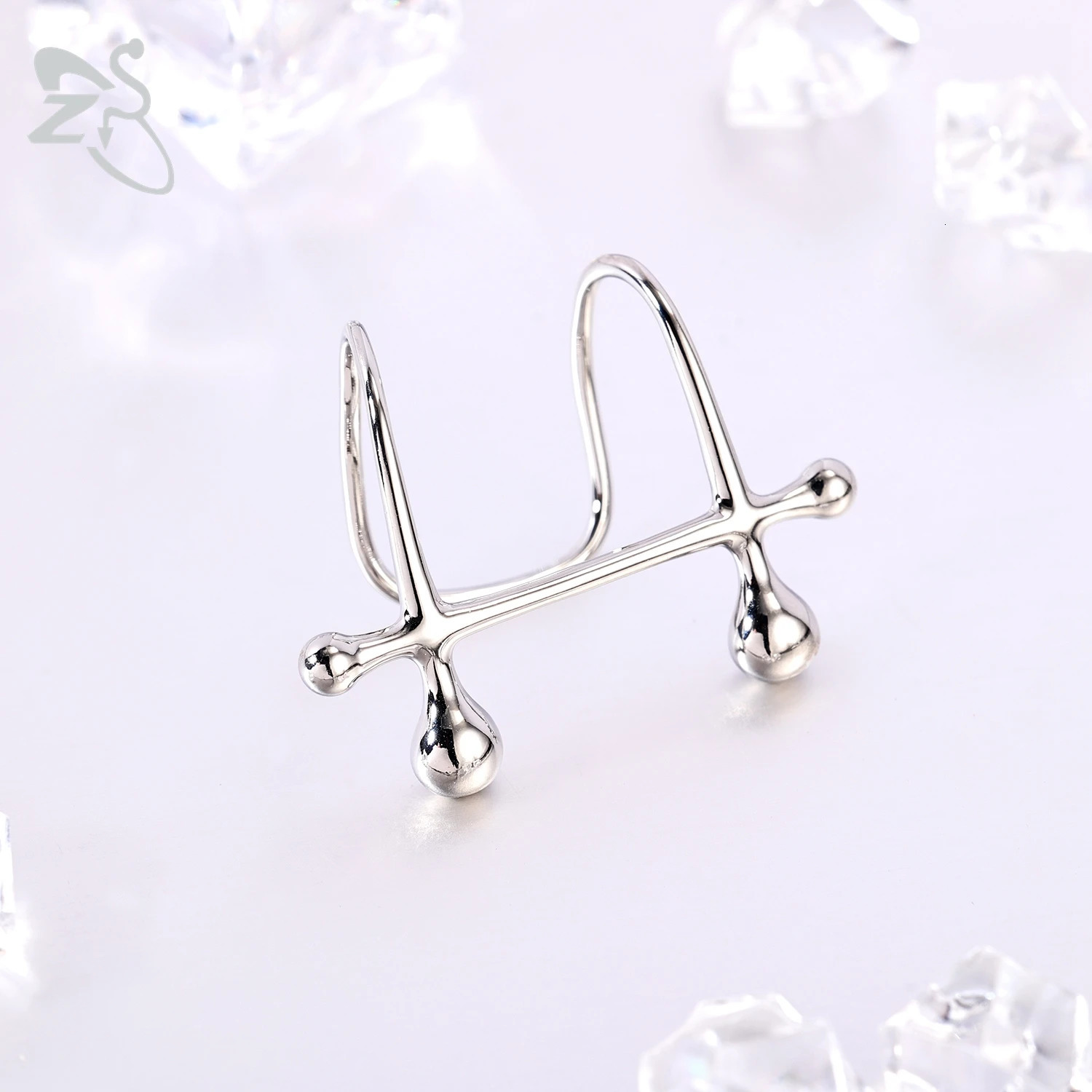 ZS 1 Piece Cyberpunk Style Stainless Steel Lip Labret Piercing Faux Lips Clip Y2k Punk Non-Piercing Body Piercing Jewelry 250617