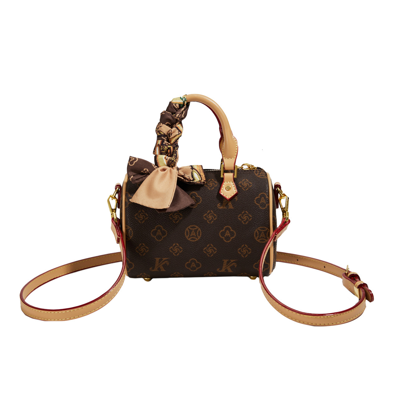 Free Shipping Designer Bag Monica Qiqi Trendy Pillow Bag For Women This Year Fashion Versatile Single Luxury Bag Shoulder Old Flower Boston Handbag Fo