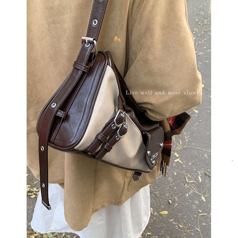 designer bag Autumn Winter Niche Underarm for Women Bags 2024 New Color-Block Pillow Simple Large Capacity Crossbody Bag