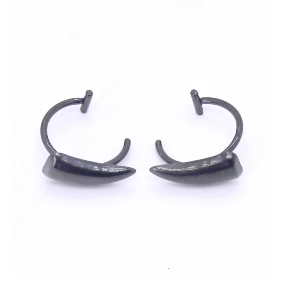 Fashion Tusk lip Stud Free Piercing Smooth Crescent Lip Clip Unisex Men Women Trend Personality Lip Ring Jewelry 250617