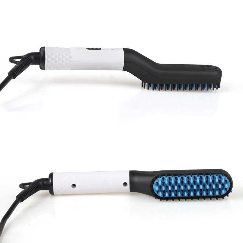 High Quality Professional Straight Hair Comb Beard Straightener Straightening Comb Fast Heating Styling ToolsXJ250621