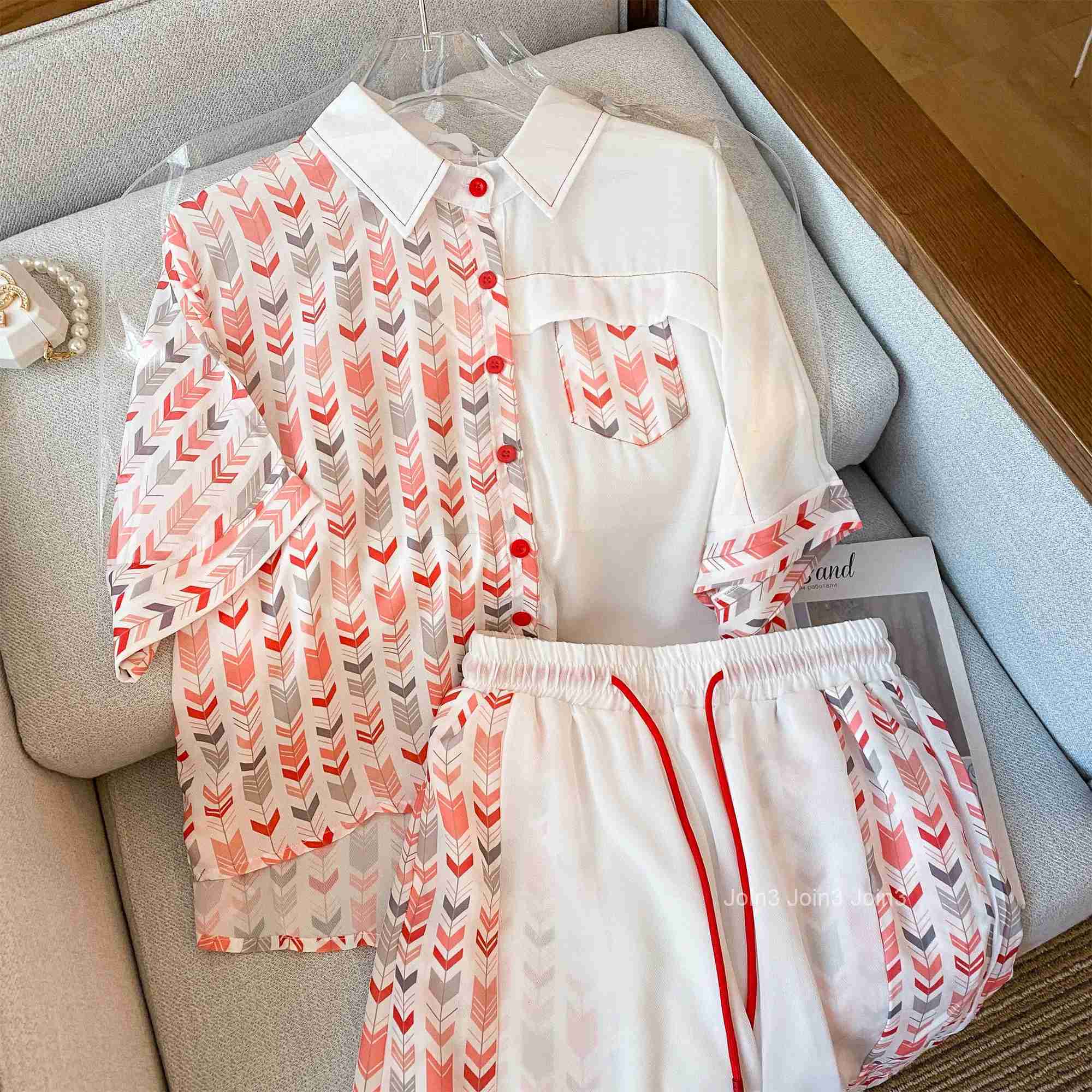Fashion Tracksuit Korean Two Piece Set Women Loose Shirt Tops Casual Shorts Sets Y2k Clothes Suit Streetwear BF Outfits 2 Pcs