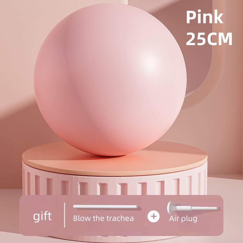 25cm Mini Ball Pilates Yoga Ball Mai Pipe Ball Gymnastics Balance Fitness Hip Ball Pilates Ball Explosion proof Yoga Core Ball Indoor Ball Yoga Fitnes