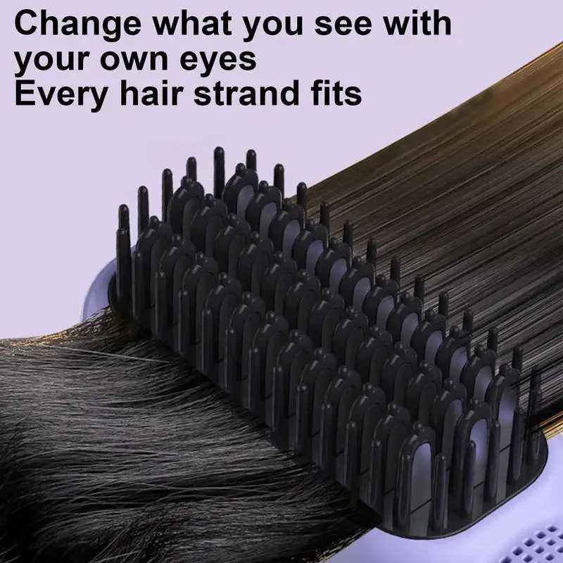 Hair Straightener Professional Quick Heated Electric Hot Comb Hair Straightener Personal Care Multifunctional Hairstyle BrushXJ250621