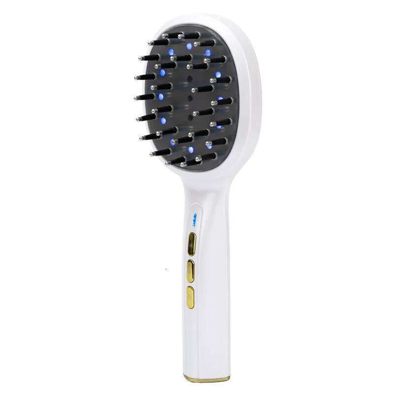 Electric Laser Growth Comb Anti Loss Massage Therapy Infrared RF Red Light EMS Vibration Massager Brush Hair Care