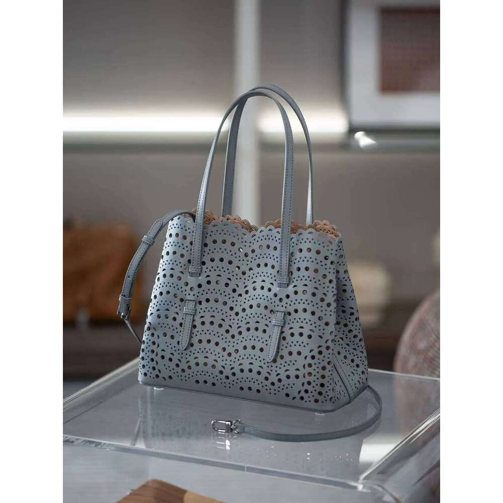 Brand Design High Quality Cowhide Shoulder Handbags For Women 2025 Fashion Large Capacity Genuine Leather Bucket Bag