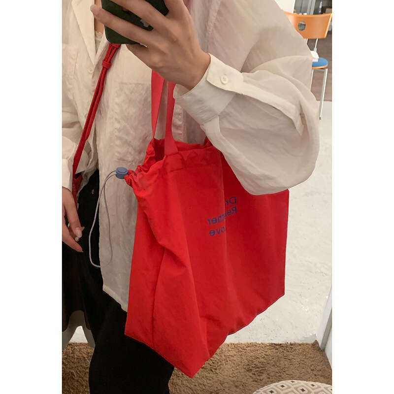 designer bag Casual Canvas Korean Style Lazy Wind Women 2025 New Simple Nylon Tote Large Capacity Shoulder Bag