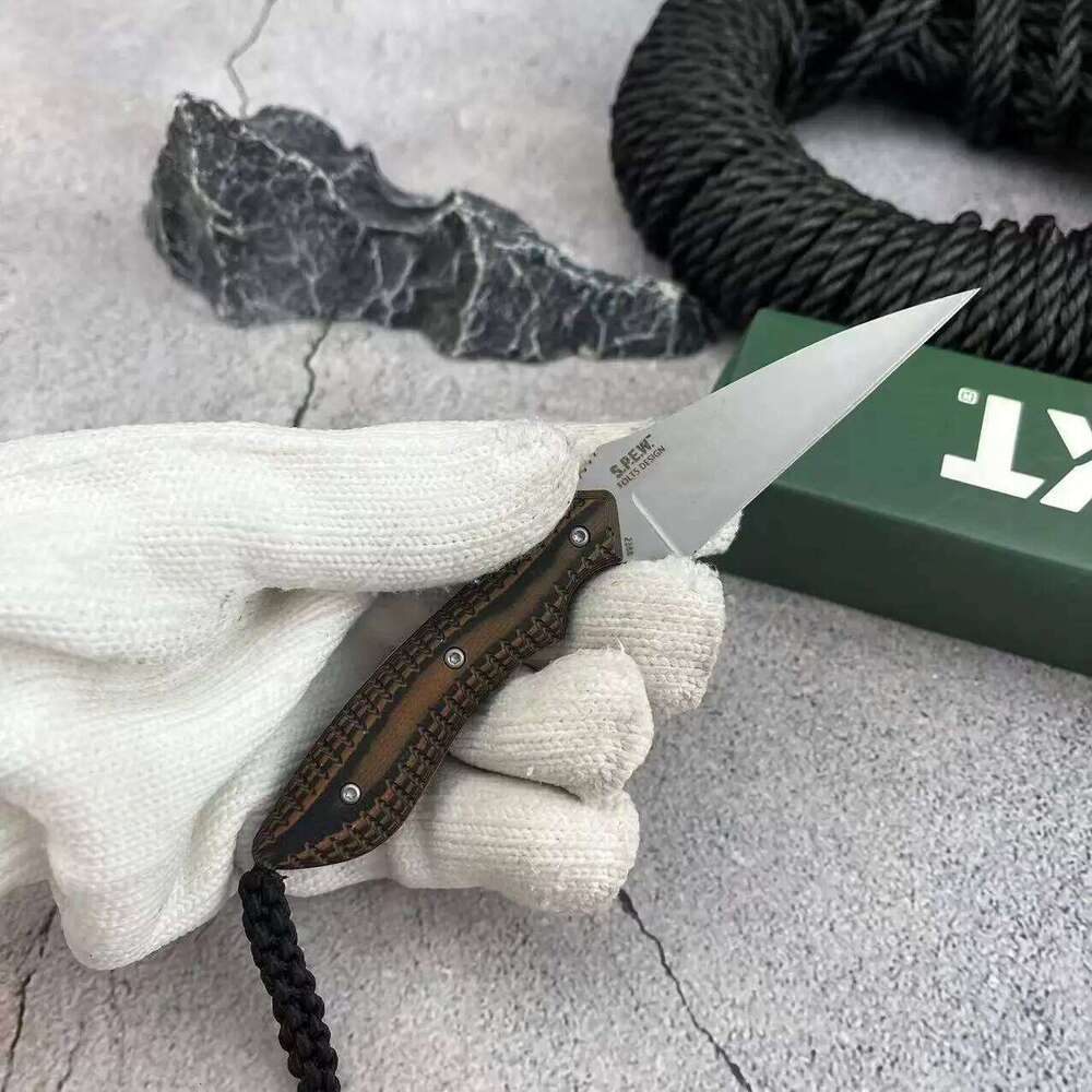 CR 2388 Outdoor Straight Multi-purpose High Hardness 8Cr13Mov Blade Pocket Tactical Hunting Portable Knife