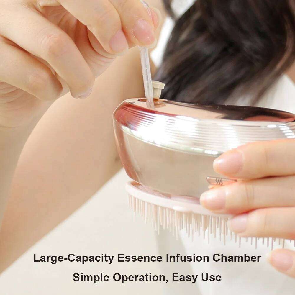 Electric Comb Double Massage Scalp Atomizing Vibration Massager for Nourishing and Preventing Hair Loss Treatment
