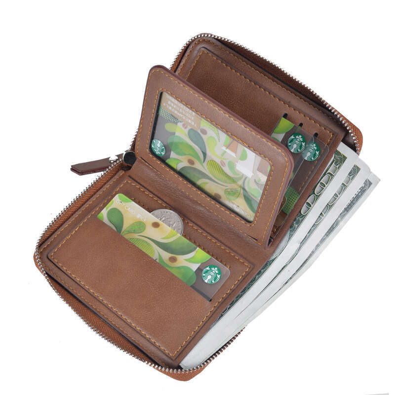 Hot Selling Men's Anti-Theft Anti-Magnetic Multi-Card Slot Leather Wallet Fashionable Personalized Coin Purse Card Holder wallet designer mens wa