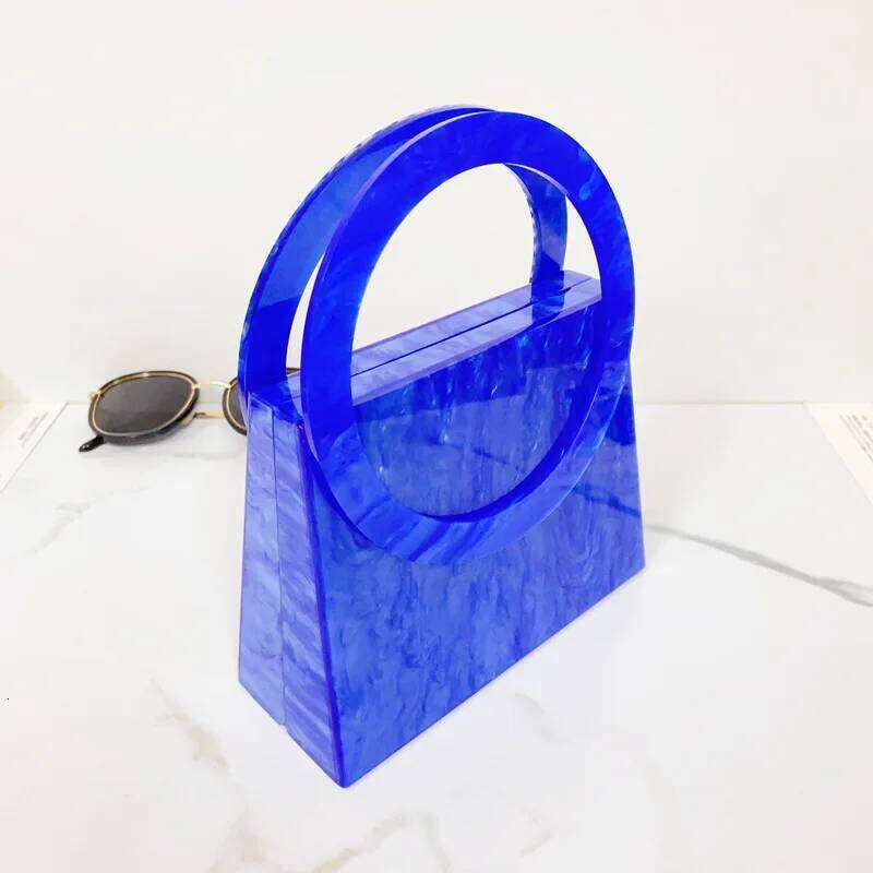 Designer Bag Acrylic Bucket Dia Evening Women Bags Designer Personality Handbag Dresses Suitcase Clear Beach Bag
