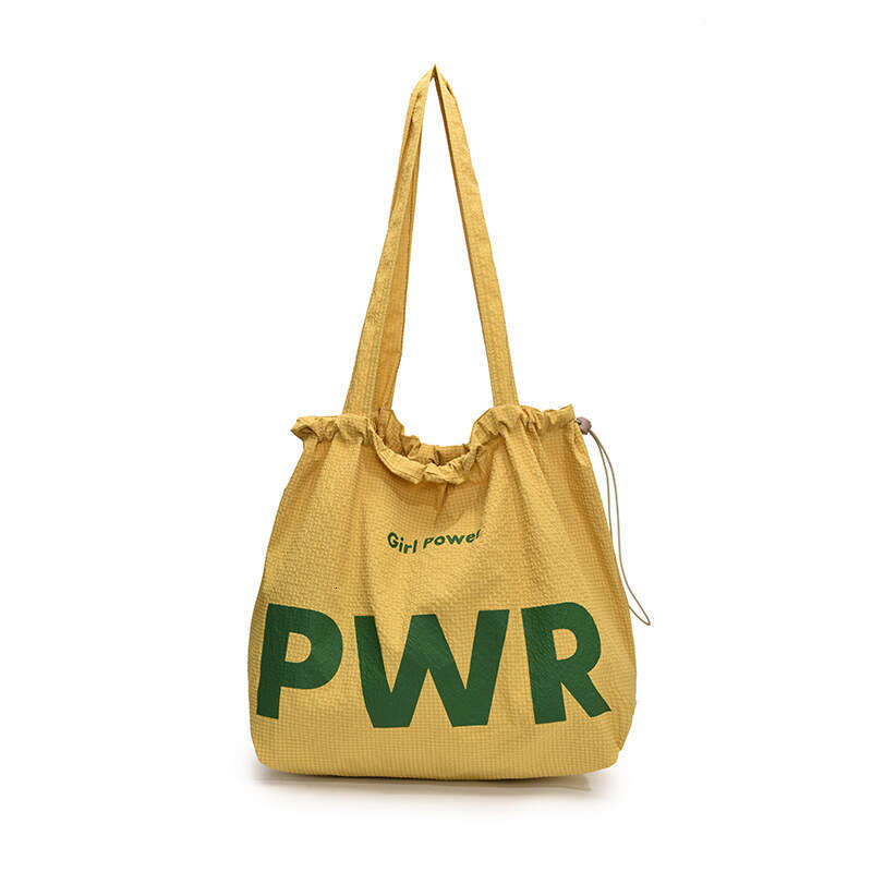 designer bag Korean Style Casual Nylon Lazy Tote for Women 2025 Letter Shoulder Large Capacity Canvas Bag