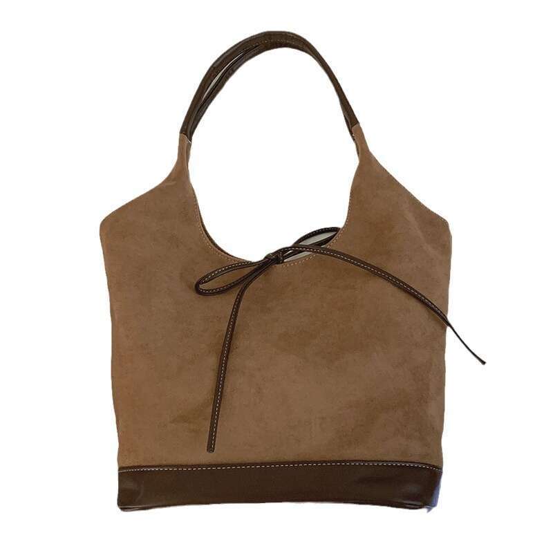 designer bag Autumn Suede Handheld Basket for Women 2024 New Tote Large Capacity Underarm Bag