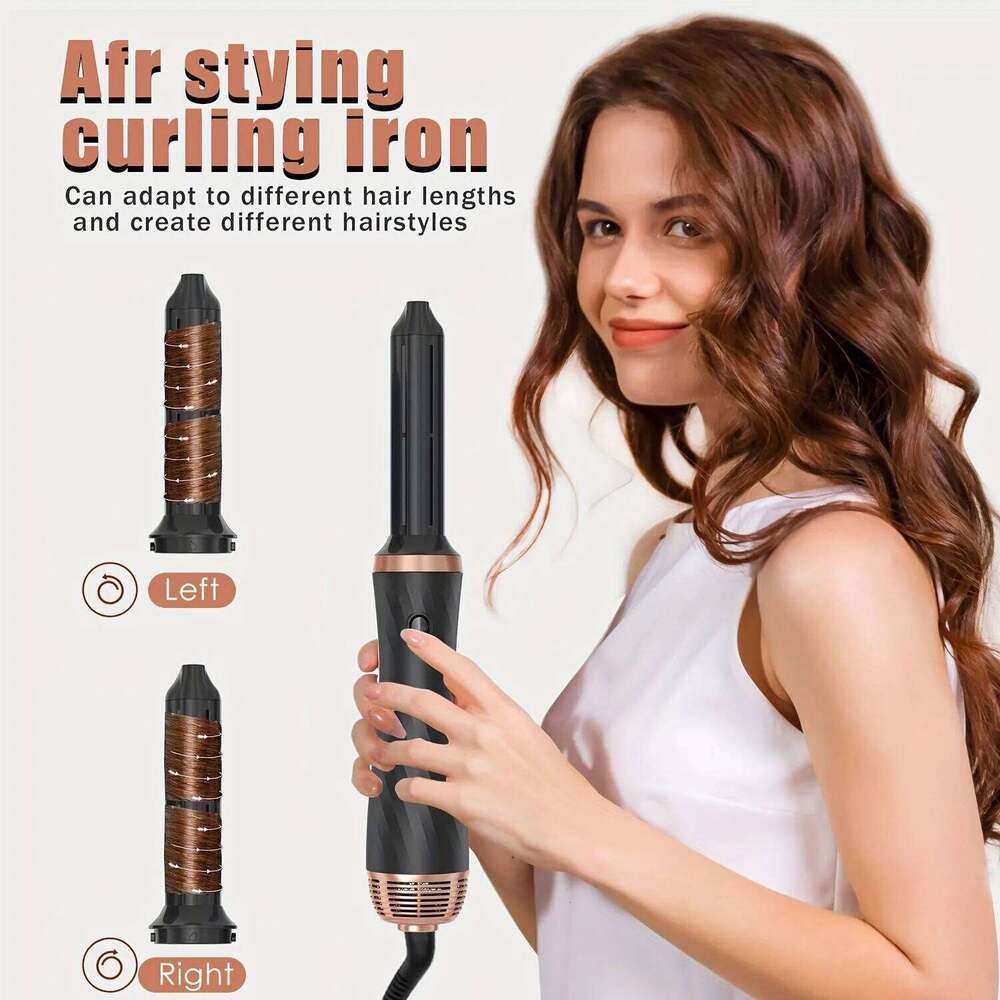 5 In 1 Detachable Blow Dryer Ionic Hot Styling Comb Ceramic Hair Straightener Thermal Brush Air Curler Wand