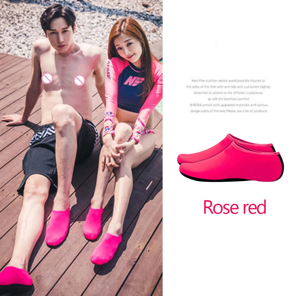 Aqua Diving Sockses Swimming Socks Slipper NonSlip Water Shoes Summer Beach Sandal Flat Shoe For Sport Men 250612