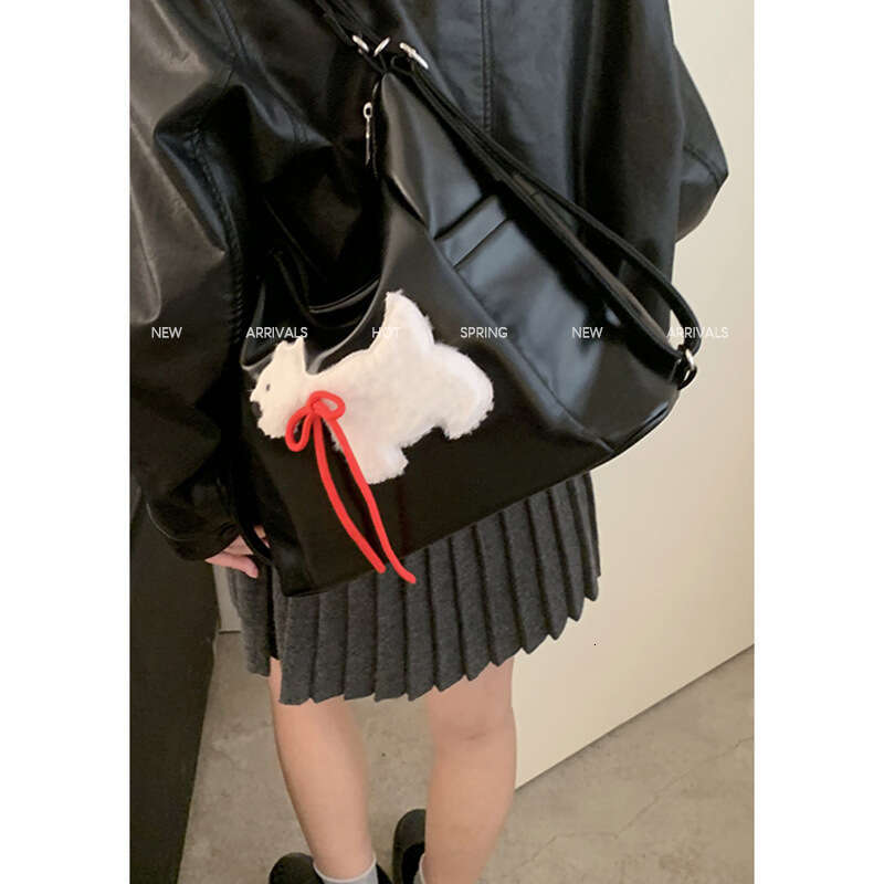 Autumn Fashion Large Capacity Underarm Women's 2024 New Plush Puppy designer bag Tote Bag Multifunctional Backpack