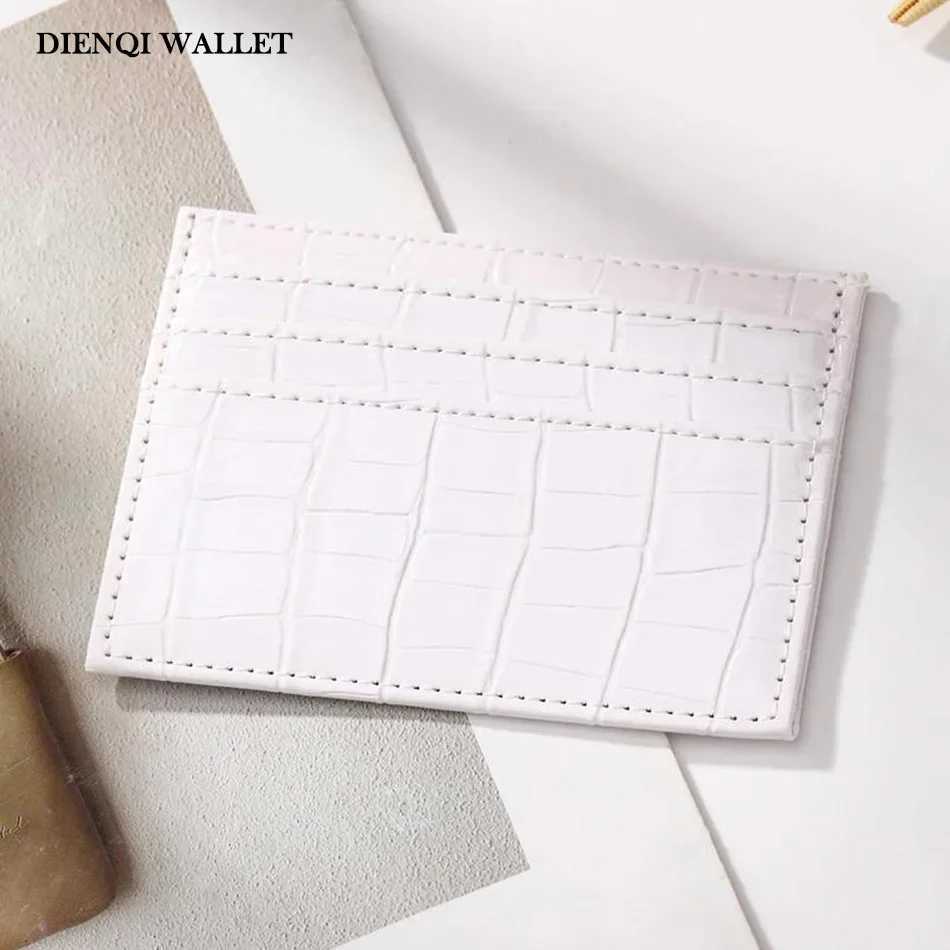 Women Crocodile Pattern Card Holder Trendy Casual Wallets Minimalist Multi-slot Bank Cardholder Slim Wallet for Women s Z250621