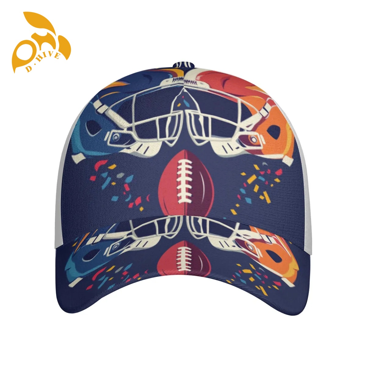 Free shipping customized definition 2025 Designer All-Over Print Peaked Cap trendy sport cap new fashion Male Female high quality attractive handsome
