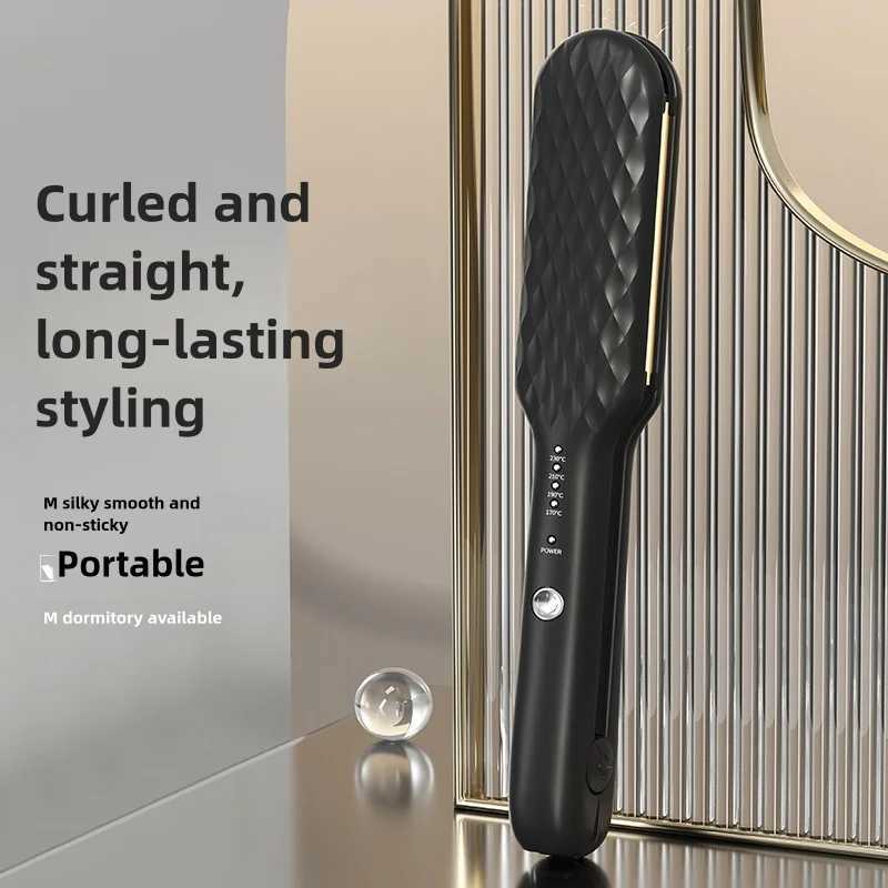 Professional Negative Ion Hair Styling 4 Speed Hair Straightener 2 In 1 Fast Heating Ceramic Flat Iron Hair StraighteningXJ250621