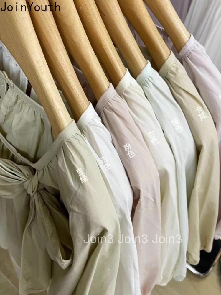 Summer Blouse for Women Short Sleeve O-neck Vintage Shirts 2025 Blusas Mujer De Moda Bandage Bow Loose Sweet Blouses Tops 27w498