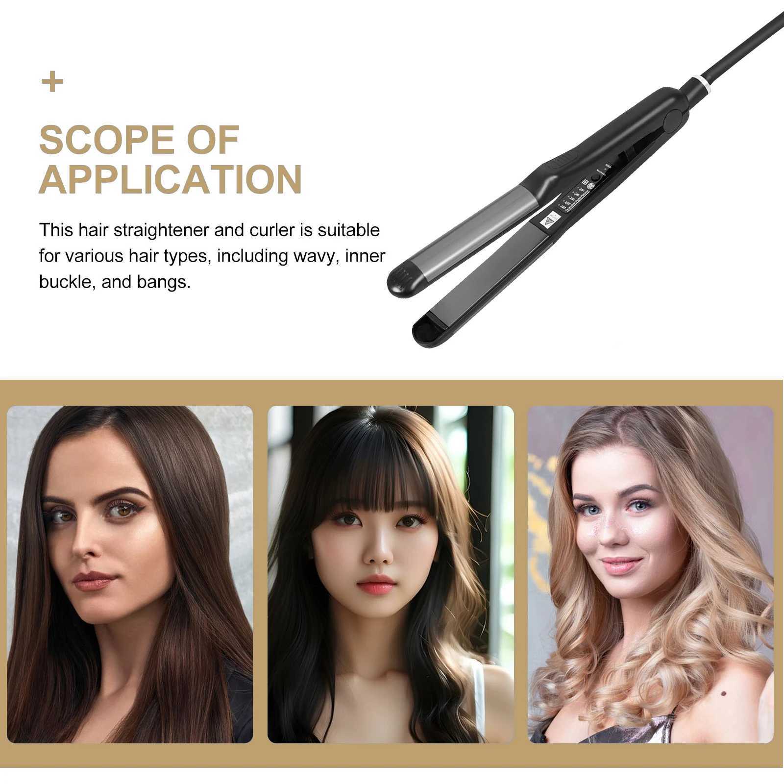 Hair Straightener Professional Steam Straighteners Women Household Curler 360 Rotation Travel Iron Salon Use Hair Care StylingXJ250621