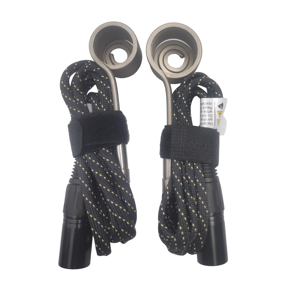 Wholesale 10 Wrap 25/30Mm Axial Heating Coil With 5 Pin XLR Male Plug And Dwe74 K Type Thermocouple For E Nail Electric Digital PID Controller