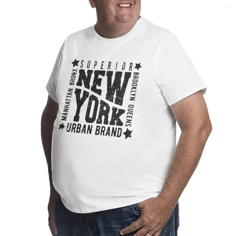 T Shirts Men's T Shirts Superior York Plus Size Cotton Crew Neck Oversized T-shirt Big And Tall Tops Casual Wear