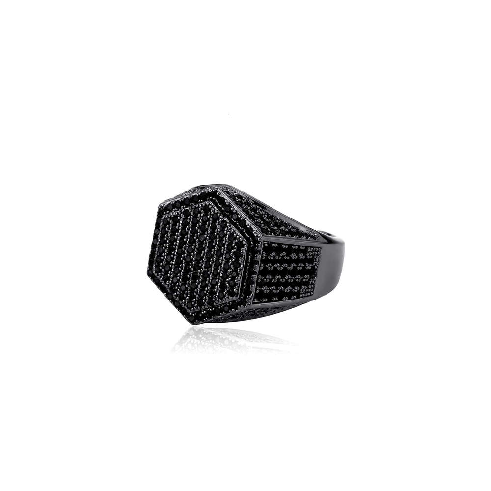 Exaggerated Personality Open Ring Fashion Trend Polygonal Wide Design Jewelry Gold Australia