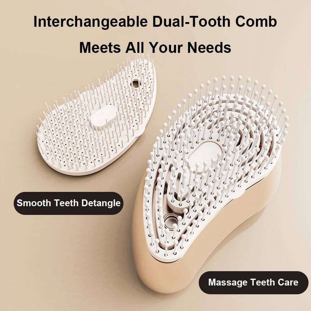 Electric Comb Double Massage Scalp Atomizing Vibration Massager for Nourishing and Preventing Hair Loss Treatment