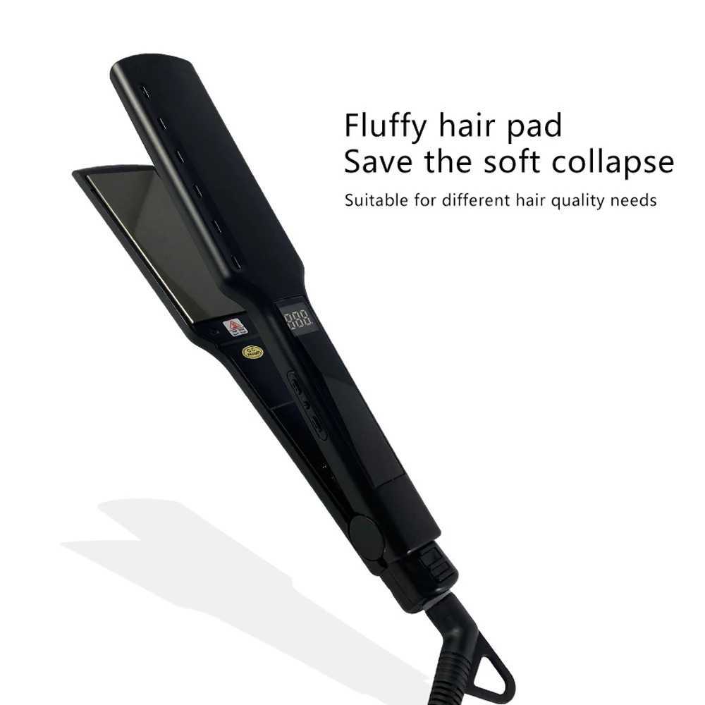 Professional Hair Straightener Vibrating Titanium Hair Flat Iron Keratin Treatment Salon Styling Tools Smooth Frizz 100V-240VXJ250621