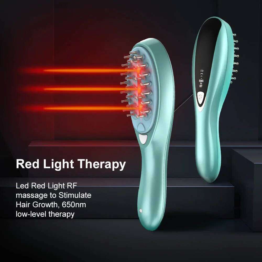 Updated Design Electric Massager Combs hine Growth Scalp Application Tools Hair Massage Brush Comb