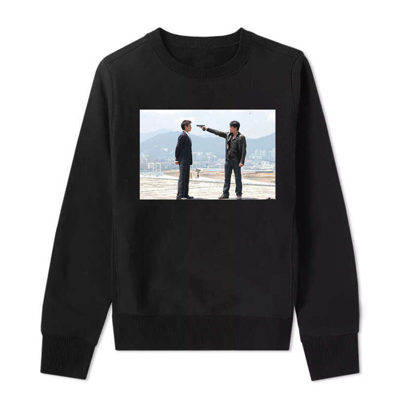 Era Classic Movie Infernal Affairs Collaboration Andy Lau Tony Leung Hong Kong Film Crewneck Sweatshirt