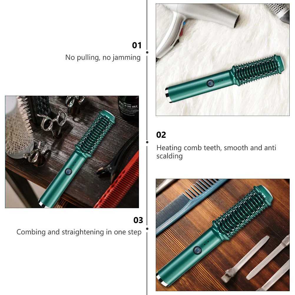 Portable 25W USB Mini Hair Straightener Curling Iron Quick Heat Travel Size Hair Styling Device Straightening ToolXJ250621