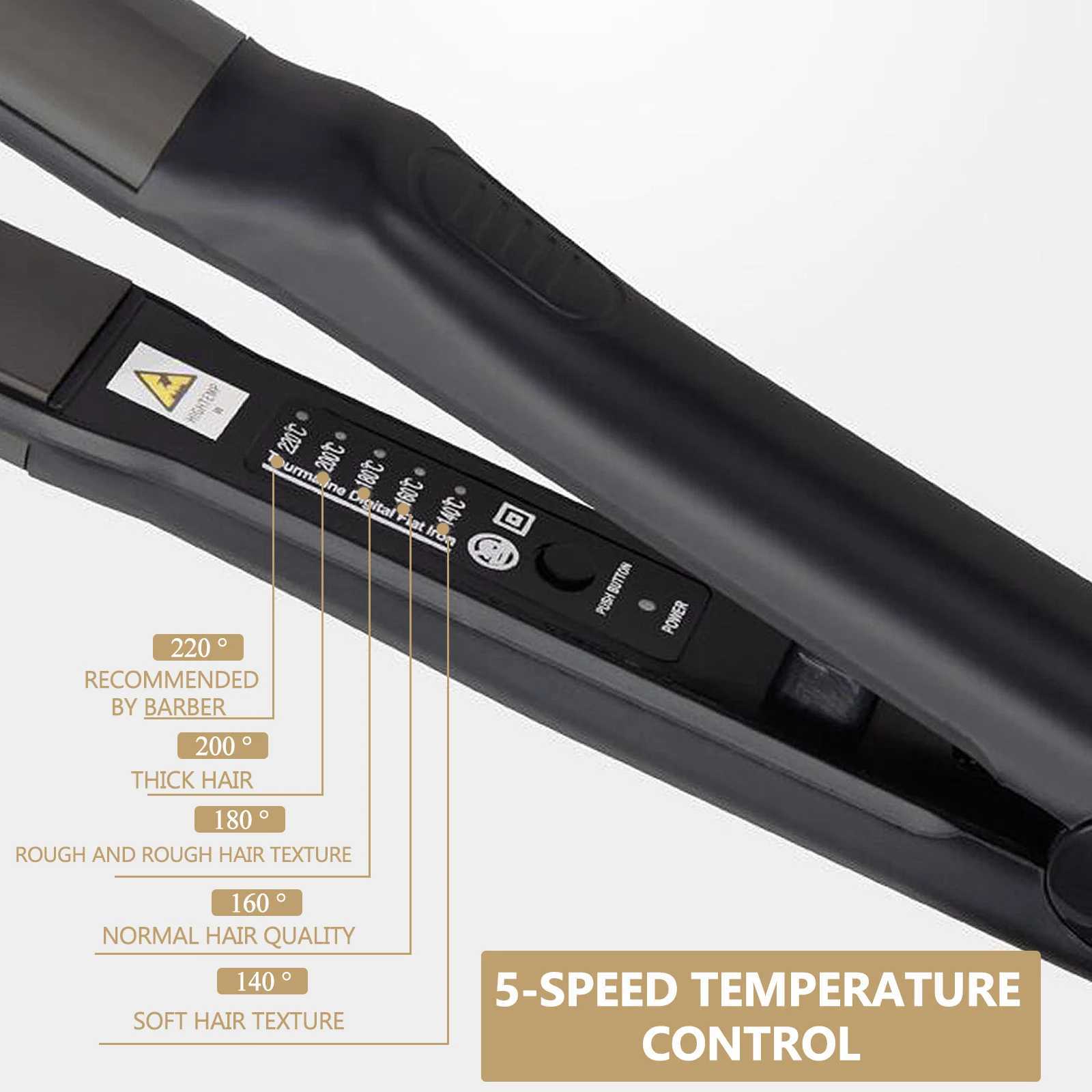 1pc 1 Hair Curler Straightener Durable Fast Heating Salon Use Cordless Steam Straightener Women Tools Hair Care StylingXJ250621