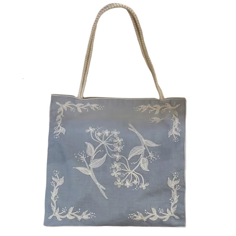 Free shipping designer bag 2025 New Niche Design Wave Play Style Embroidered Fashion Versatile Handbag Shoulder Bag Large Capacity Tote Bag