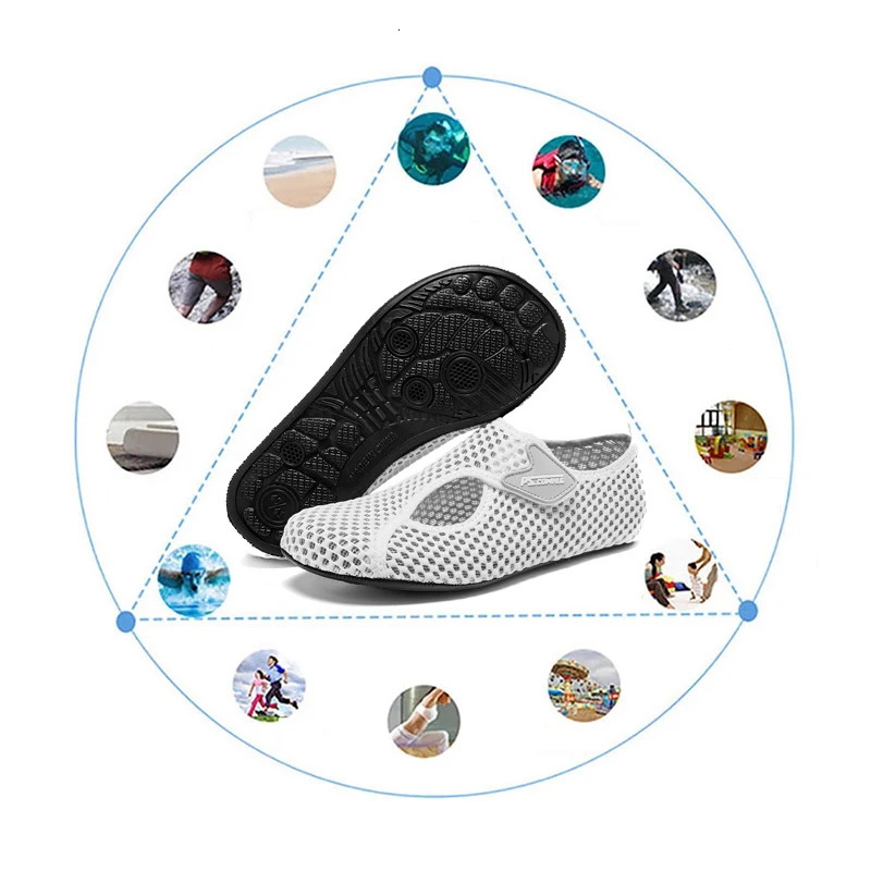 Unisex outdoor water shoes Comfortable quick drying beach socks Barefoot Men women Swimming sneakers Yoga casual 250612