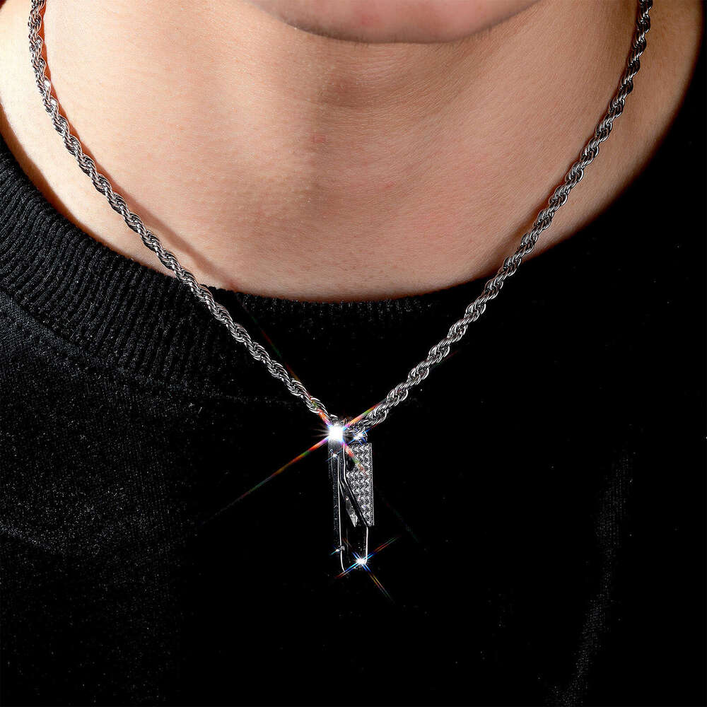 Jin Ao Jewelry High-Quality Detachable Tab Necklace Bag Coat Down Jacket Zipper Pull Can Be Used Color-Retaining Pendant