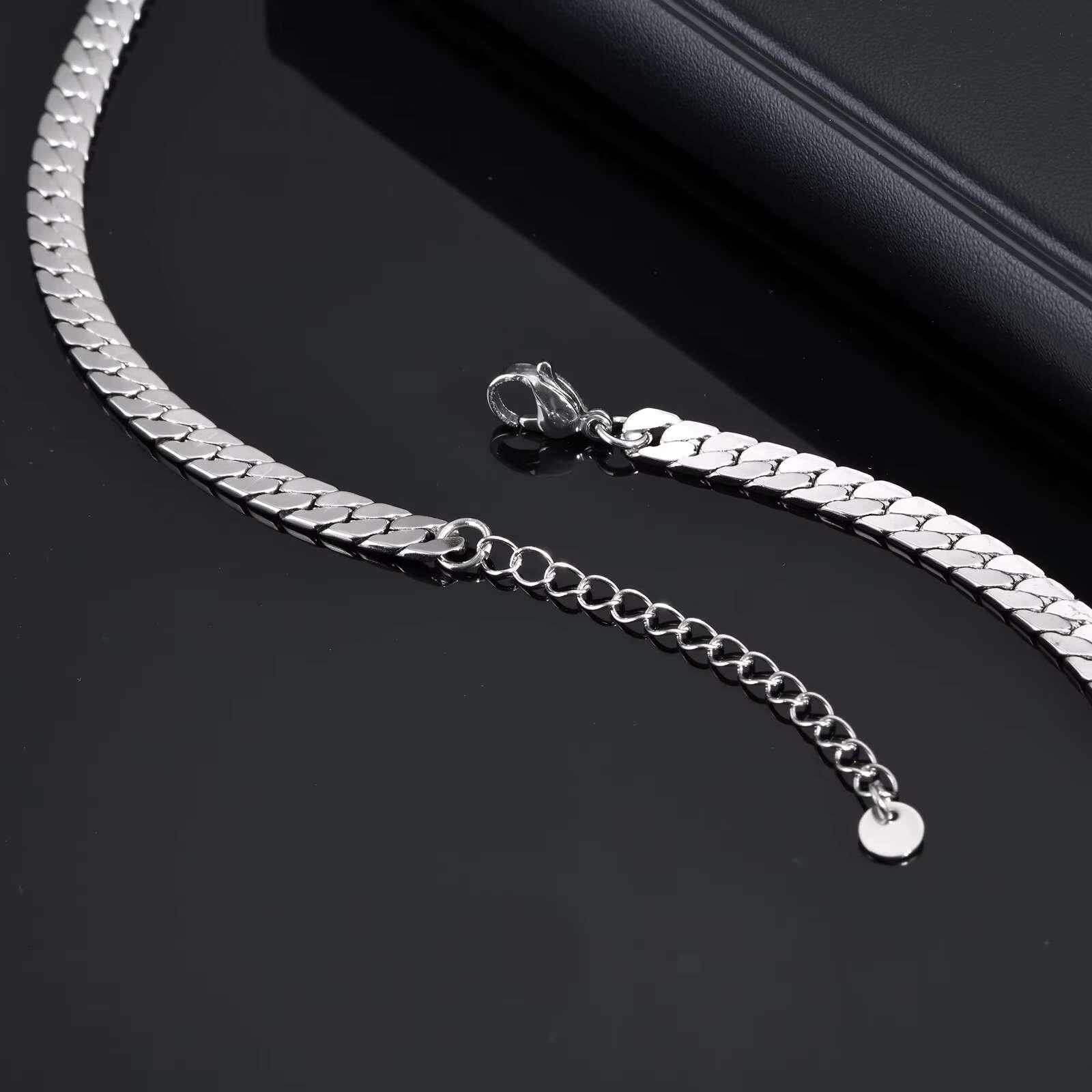 Classic Stainless Steel Miami Cuban Link Chain Hip Hop Collar Jewelry 6mm Fashion Men Chain Necklaces