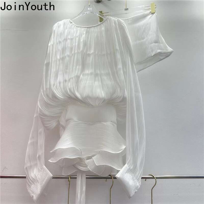 Temperament Robe Femme Korean Chic Dresses for Women O-neck Long Sleeve Solid Color Folds Bodycon Dress Vestidos De Mujer 2025
