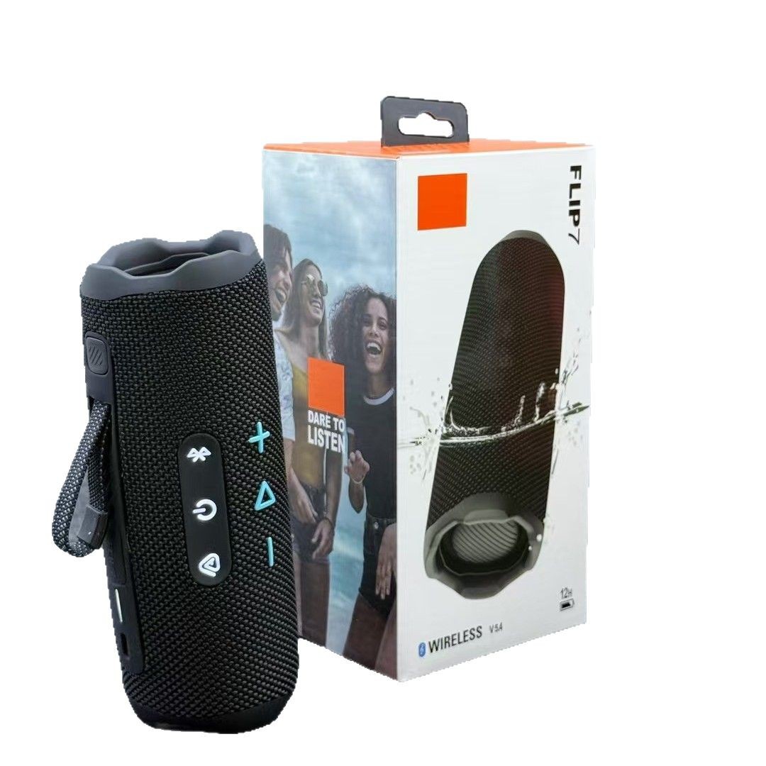 Compact Lightweight JB Flip Series VII Bluetooth Speaker Delivering Powerful Stereo Audio Experience