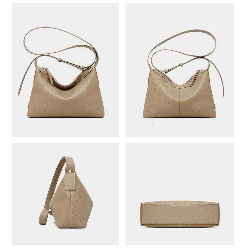 Hobo Armpit Shoulder Bag For Women, Female Cowhide, Genuine Leather, High-End, Commuting Crossbody Messenger, New, Winter, 2024 2025/06/19