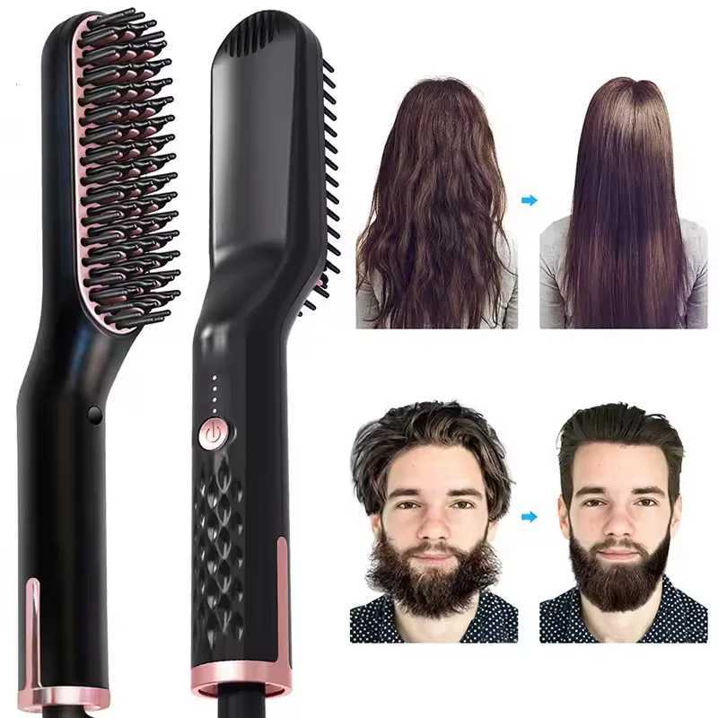 Professional hair straightener Fast heating ceramic electric hair straightener multi-functional hair straightening toolXJ250621