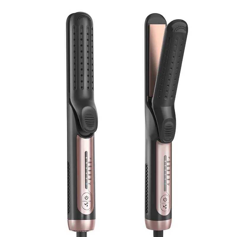 2 in 1 Beauty Hair Styling Tools Multi-function Hair Straightener and Curler Style Ionic Curling IronsXJ250621