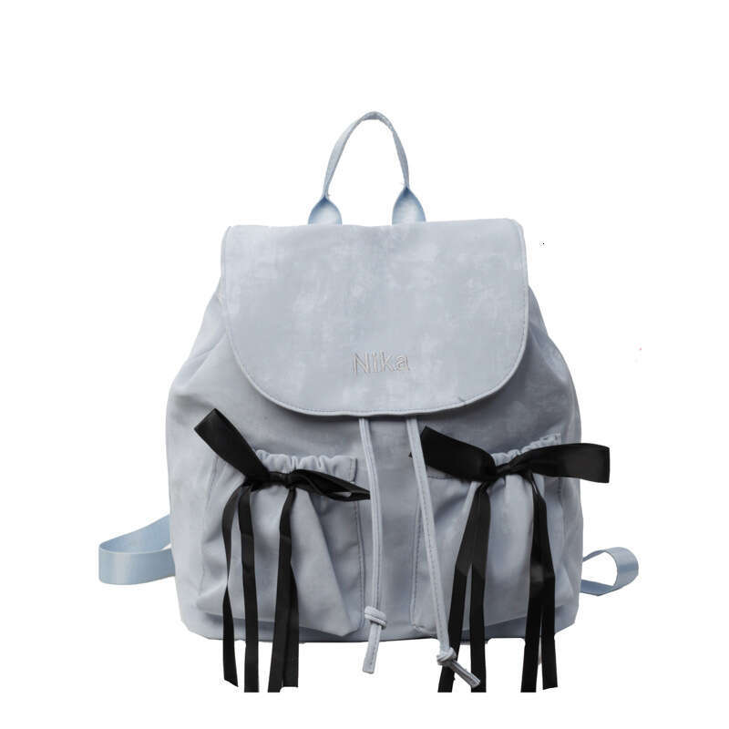 designer bag Casual Nylon Canvas Bowknot Women's 2024 New Niche Backpack Simple Travel Bag