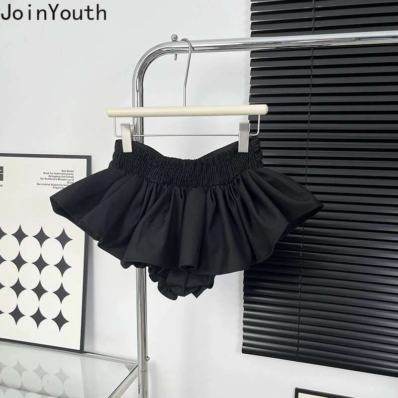 Cute Skirts for Women New Bottoms Japanese Jupe Fashion Sweet Saia 2025 Faldas Mujer De Moda Bandage Bow Simple Tunic Mini Skirt