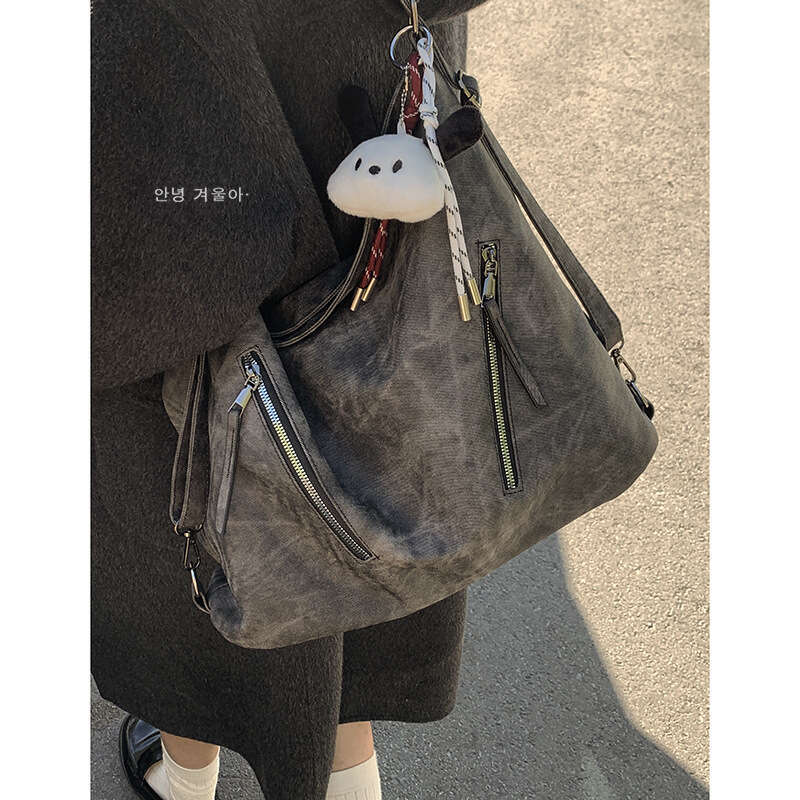 designer bag Commuting Backpack for Women, Autumn/Winter 2024 New Niche Simple Single Shoulder Tote Bag, Casual Large Capacity Bag