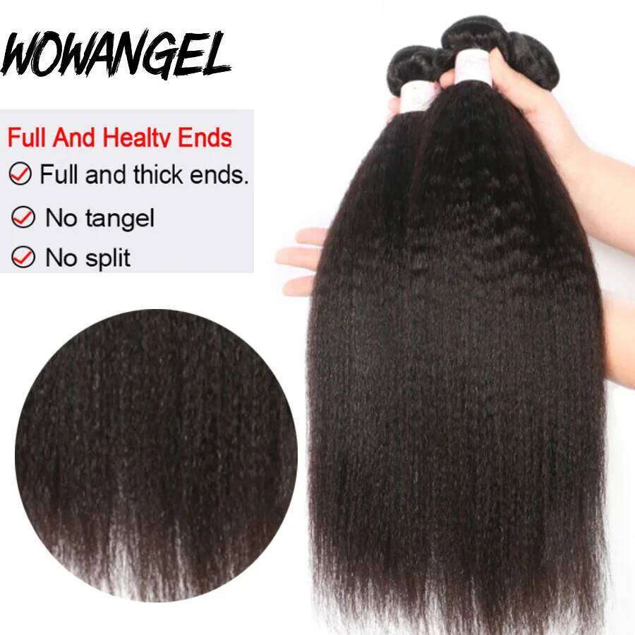 32 inch 5x5/6x6/13x4/13x6 HD Lace Frontal With Bundles Kinky Straight Yaki Human Melt Skins Hair Weave Extension