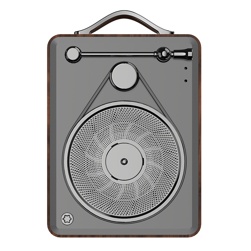 DW03 Retro Cool Bluetooth Record Player Speaker - Portable Outdoor Mini Audio Gift