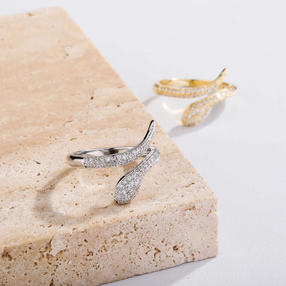 Similar Irregular Shell Bead Open Niche Design High-end Sense Index Finger for Women Simple Ring